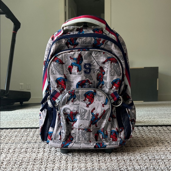 Pottery Barn Kids Spider-Man Backpack - Blue and Red - Picture 1 of 4